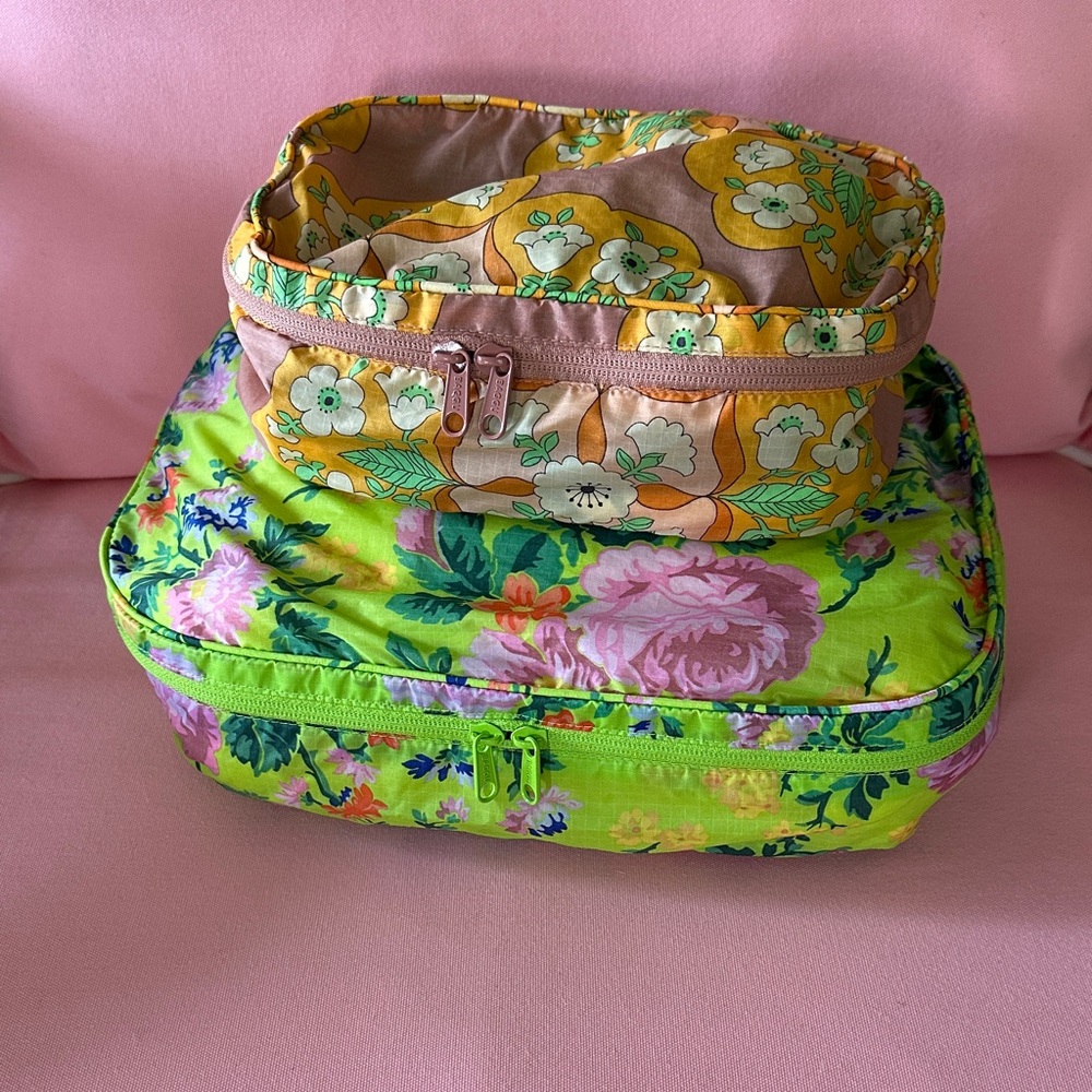 BAGGU Packing Cube Set of 2 Consignment Florals colorway